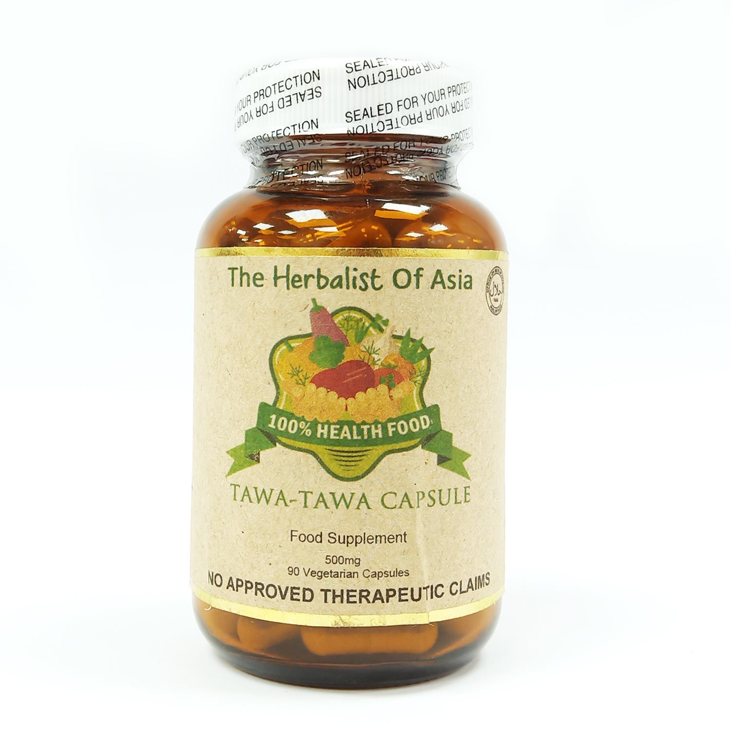 The Herbalist Of Asia 90 Vegetarian Capsule 500mg Tawa Tawa 1 Bottle The Herbalist Of Asia 90 Vegetarian Capsule 500mg Tawa Tawa 1 Bottle